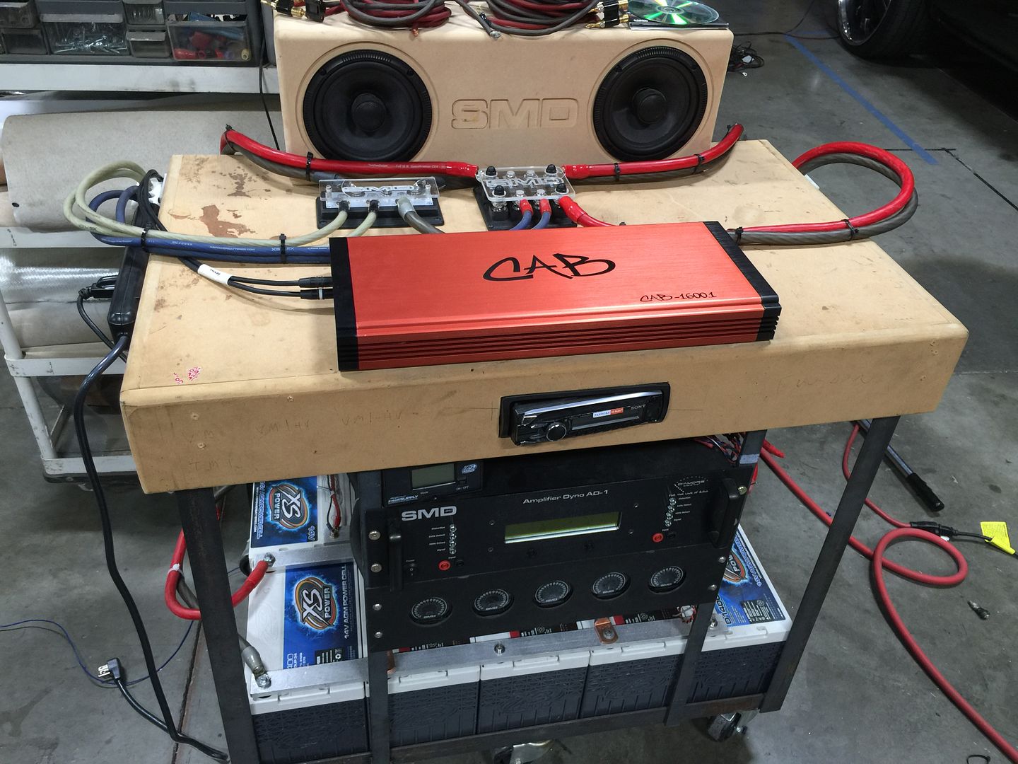 CAB 1600.1 (Car Audio Bargain) Rated 1600 watts RMS 1 ohm (pre Amp